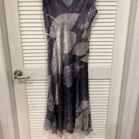 Komarov Sleeveless Midi Dress V Neck Size Large - Picture 2 of 6